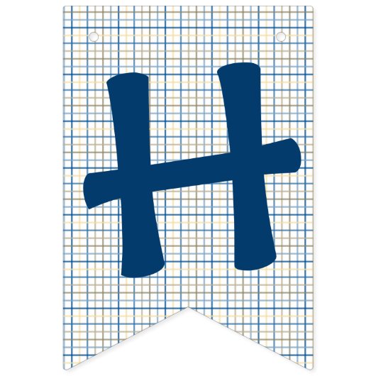 Bunting Banner - Blue Marlin op Pset (Tweede vlag)