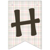 Bunting Banner - Chinook Salmon op Pset (Tweede vlag)