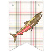 Bunting Banner - Chinook Salmon op Pset (Eerste vlag)