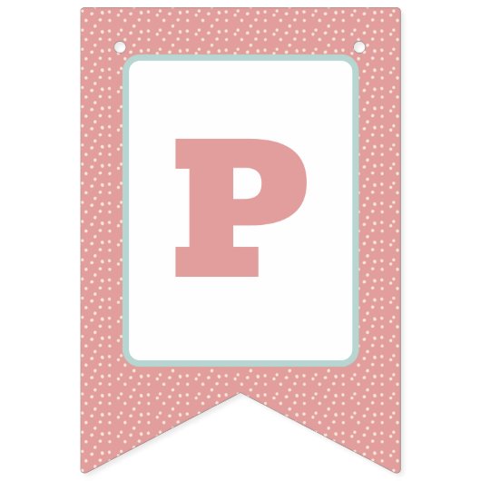 Bunting Banner Flag Girl & Beer in Hot Air ballon (Derde vlag)