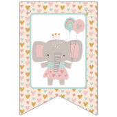 Bunting Banner Flag Girl & Beer in Hot Air ballon (Eerste vlag)