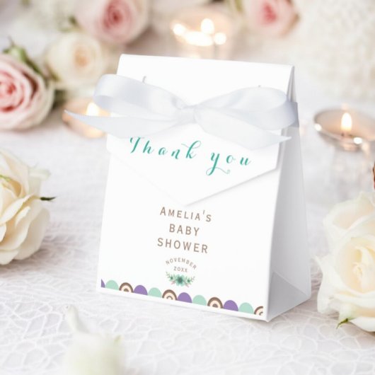 Bunting Banner Neutral Gender Baby shower Bedankdoosjes