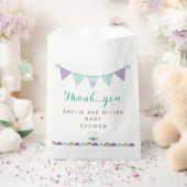 Bunting Banner Neutral Gender Baby shower Bedankzakje