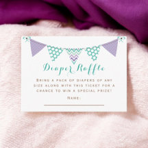 Bunting Banner Neutral Luier Raffle Baby shower