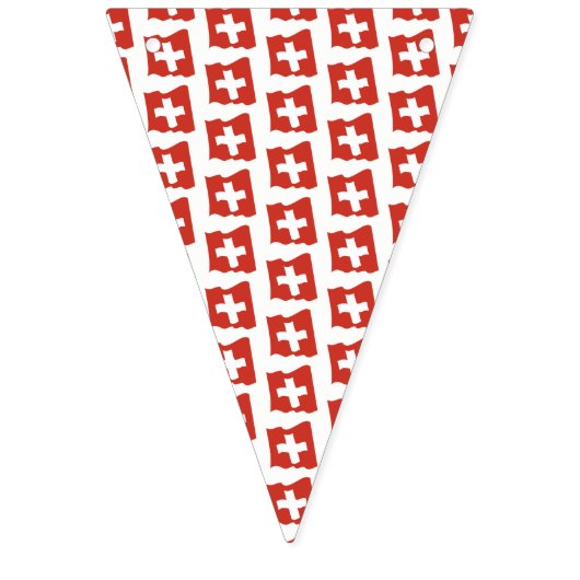 Bunting Banner Zwitserland (Tweede vlag)