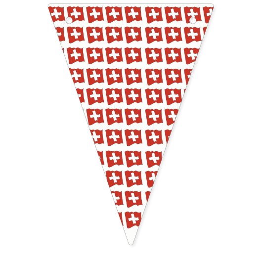 Bunting Banner Zwitserland (Tweede vlag)