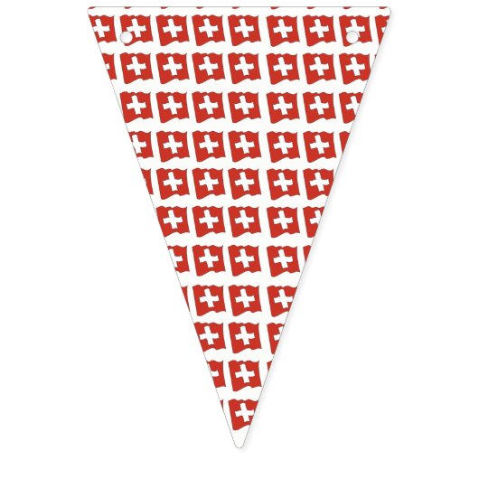 Bunting Banner Zwitserland (Eerste vlag)