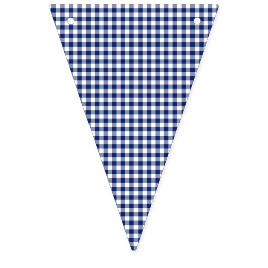 Bunting - Blauw Groen en Witte Bunting Vlaggetjes (Eerste vlag)