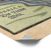 Bunting clover leaf map 1581 poster (Hoek)