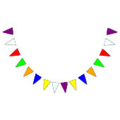 Bunting: Driehoekig - Multicolf Vlaggetjes (Alle)