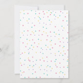 Bunting Flag Dogs Let's Pawty Birthday Uitnodiging (Achterkant)