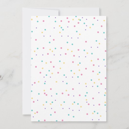 Bunting Flag Dogs Let's Pawty Birthday Uitnodiging (Achterkant)