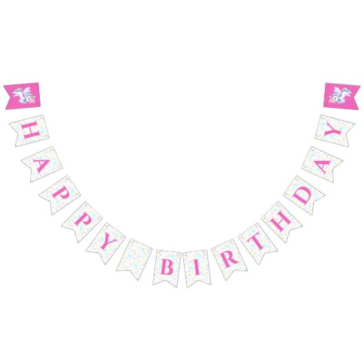 Bunting Flags Happy Birthday. Vlaggetjes (Alle)