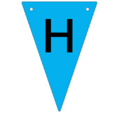 Bunting - Happy Birthday Circus ontwerp Vlaggetjes (Tweede vlag)