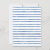 Bunting Noah's Ark Boys Baby shower bedankje Kaart (Achterkant)