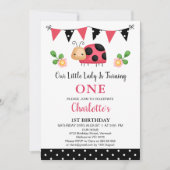 Bunting Red Black Onze kleine lieveheersbeestje 1e Kaart (Voorkant)