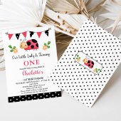 Bunting Red Black Onze kleine lieveheersbeestje 1e Kaart