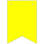 Bunting: Swallowtail - Gewoon geel Vlaggetjes (Eerste vlag)