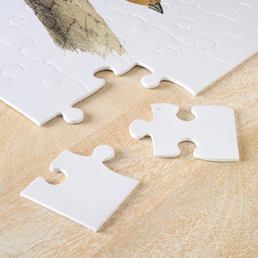 Bunting van de indigo, John James Audubon Legpuzzel (Zijkant)