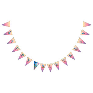 Bunting van de Verjaardag van de Tuin van de Vlaggetjes