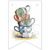 Bunting van de Zwassstaartpartij - Tea Party Vlaggetjes (Tweede vlag)