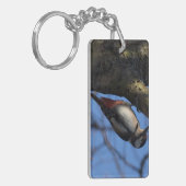 Buntspecht Sleutelhanger (Voorkant Links)