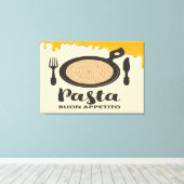 Buon Appetite Canvas Afdruk (Insitu (Houten vloer))