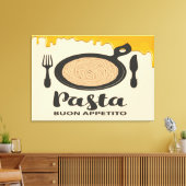 Buon Appetite Canvas Afdruk (Insitu (Woonkamer))