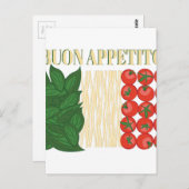 Buon Appetito Briefkaart (Voorkant / Achterkant)