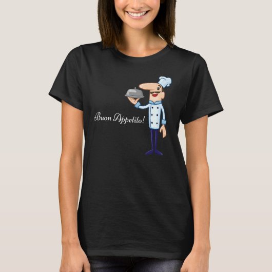 Buon Appetito Fun Chef T-shirt (Voorkant)