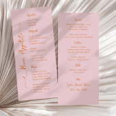 Buon Appetito Handwritten Pink Italian Menu