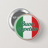 Buon appétito ronde button 5,7 cm (Voorkant /achterkant)