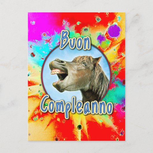 Buon Compleanno Briefkaart (Voorkant)