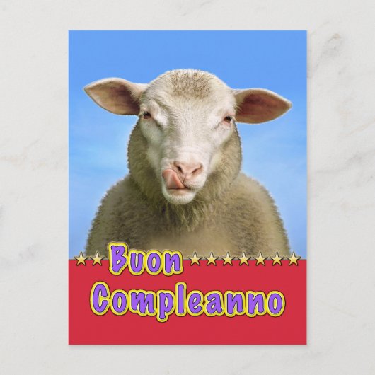 Buon Compleanno Briefkaart (Voorkant)