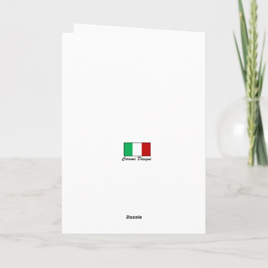 Buon Compleanno - Gelukkige Verjaardag in het Kaart (Achterkant)