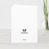Buon Compleanno - Happy Birthday in Italian Card Bedankkaart (Achterkant)