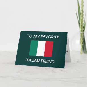 BUON COMPLEANNO ****KAART VAN EEN ITALIAANSE VRIEN KAART