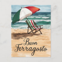Buon ferragosto Italiaanse feestdag