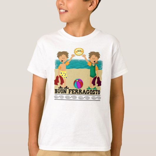 Buon Ferragosto Kinder T-shirt (Voorkant)