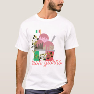 Buon giorno italiaans goedemorgen - italiaanse zin t-shirt