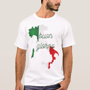 Buon giorno italiaans goedemorgen - italiaanse zin t-shirt