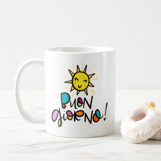Buon Giorno Koffiemok (Met donut)