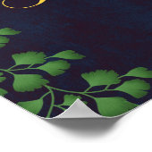 Buon Giorno Lemon Floral Poster – Italiaans geïnsp (Hoek)