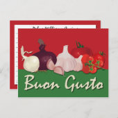Buon Gusto Recipe Kaarten (Voorkant / Achterkant)