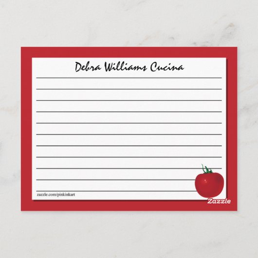 Buon Gusto Recipe Kaarten (Achterkant)