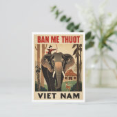 Buon Ma Thuot Elephant Viet Nam Travel Briefkaart (Staand voorkant)
