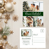 Buon Natale 4 Foto Feestdagenkaart