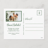 Buon Natale 4 Foto Feestdagenkaart (Achterkant)