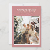 Buon Natale 4 Foto Flat Holiday Kaart (Achterkant)