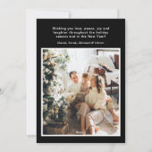 Buon Natale 4 Foto Flat Holiday Kaart (Achterkant)